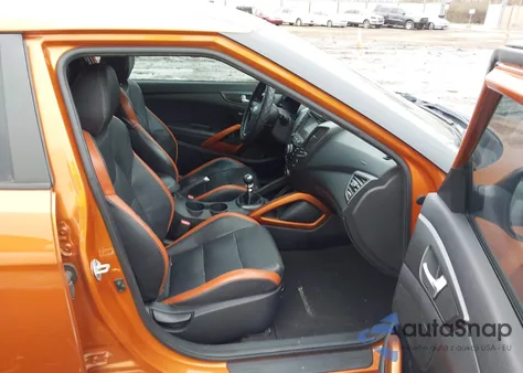 2016 Hyundai Veloster Turbo from USA, damaged, VIN KMHTC6AE7GU293136